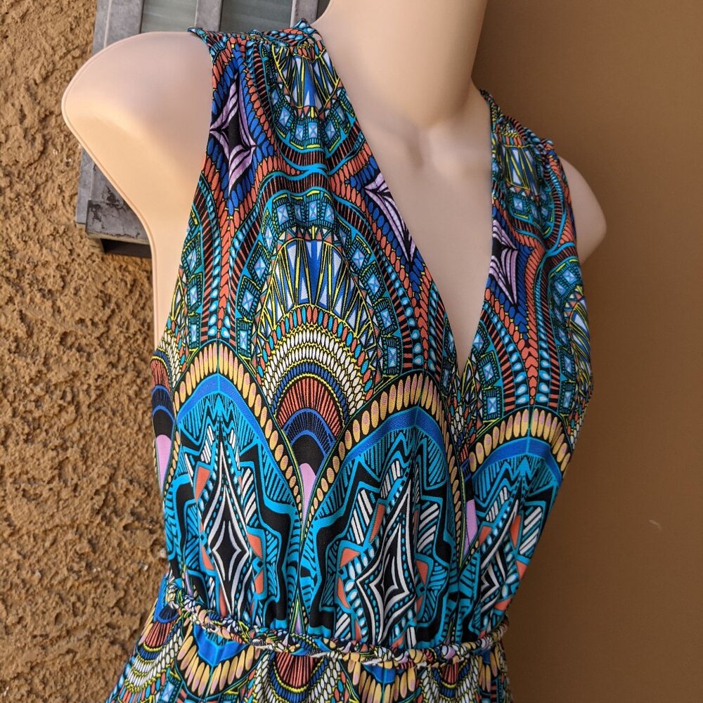 Multi-Color Maxi Sundress by Philosophy- Size M